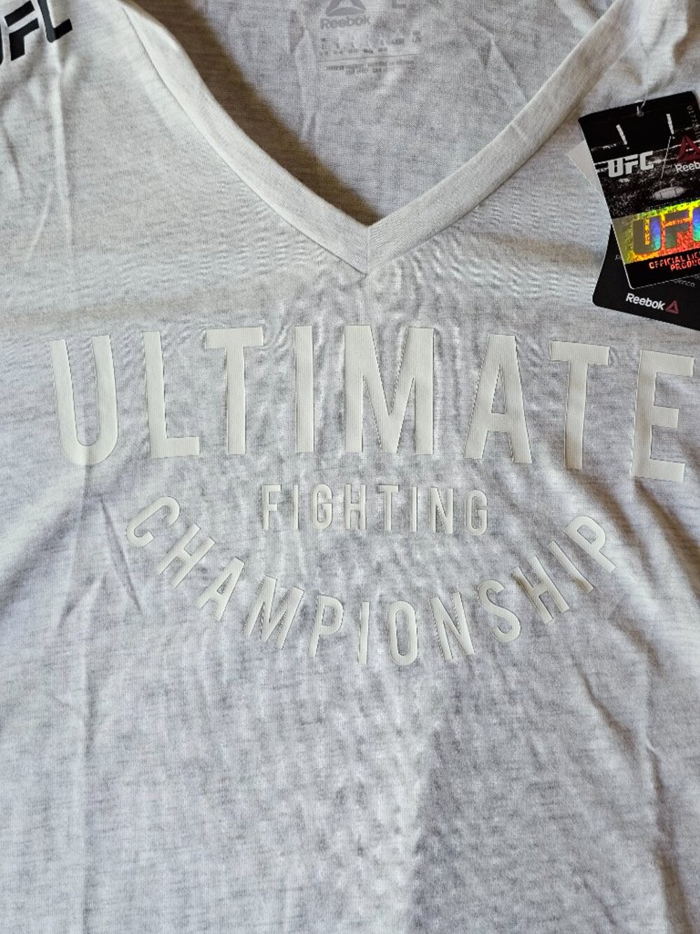Reebok UFC Womens Large Fight Night Shirt Ultimate Fighting Championship NWT